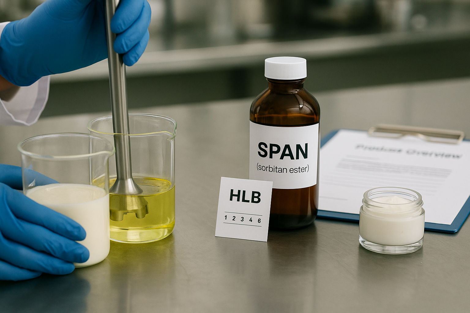 Sorbitan ester emulsifier application