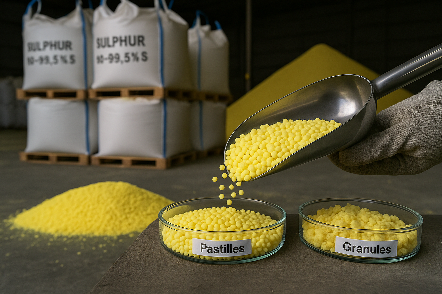 Sulphur granules / pastilles